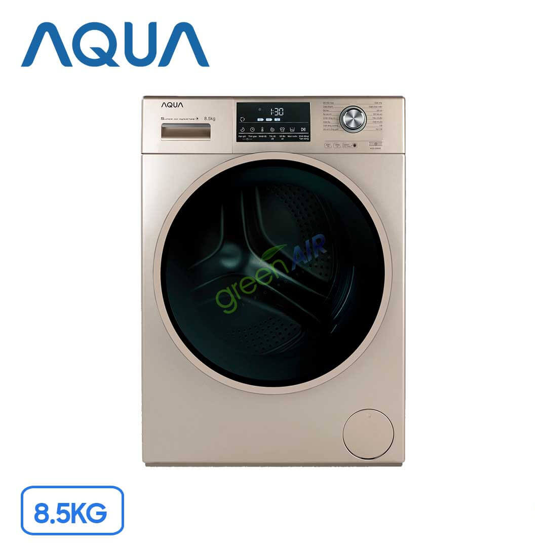 Máy Giặt Aqua Inverter 8.5Kg AQD-D850E.N Lồng Ngang