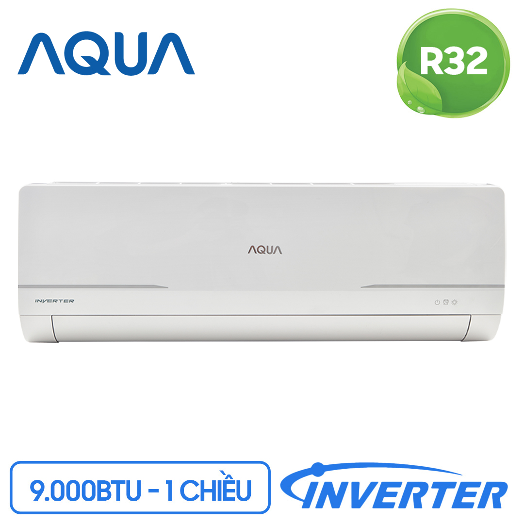 Điều hòa Aqua 1 chiều Inverter 9000 BTU AQA-KCRV10WNMA