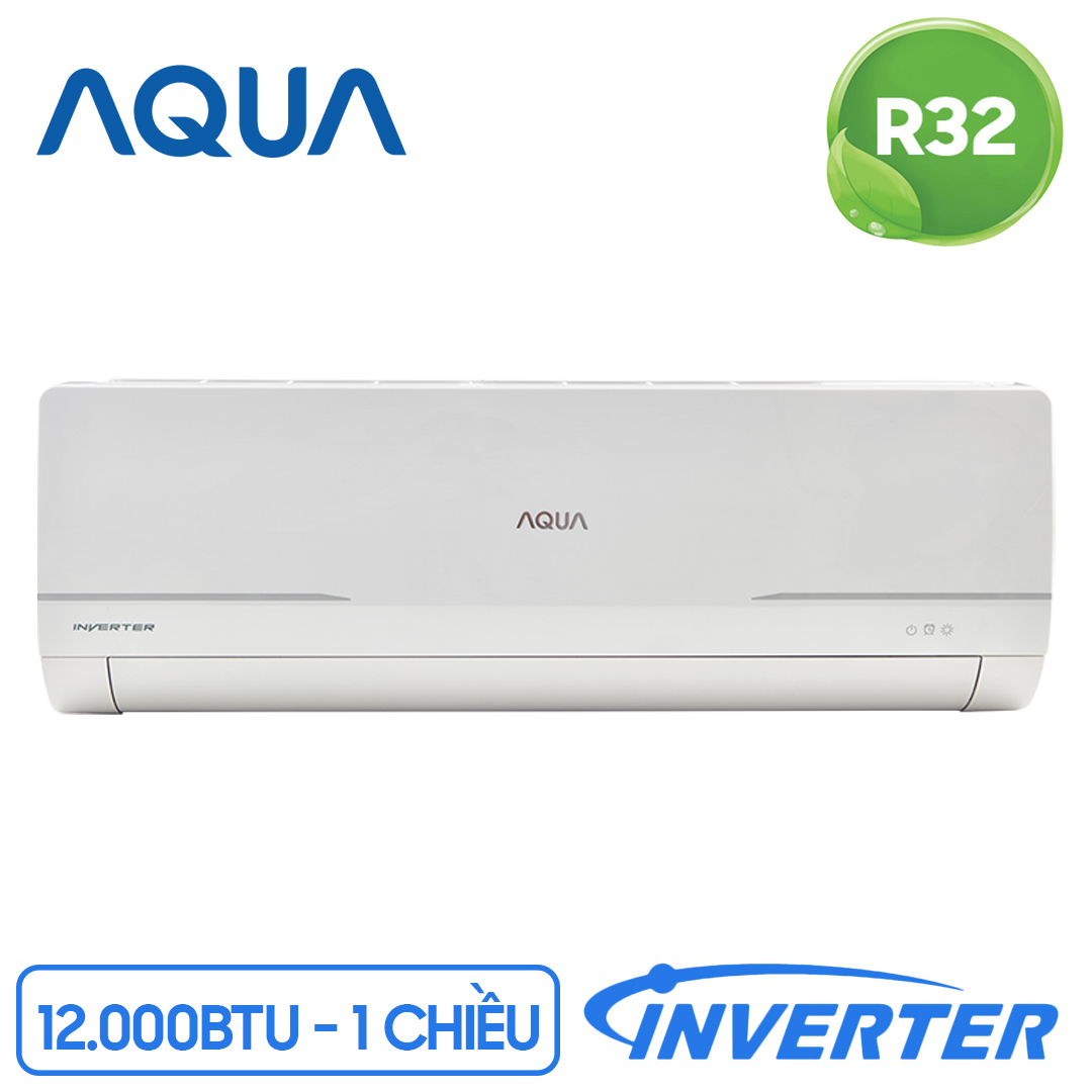 Điều hòa Aqua 1 chiều Inverter 12000 BTU AQA-KCRV13WNMA