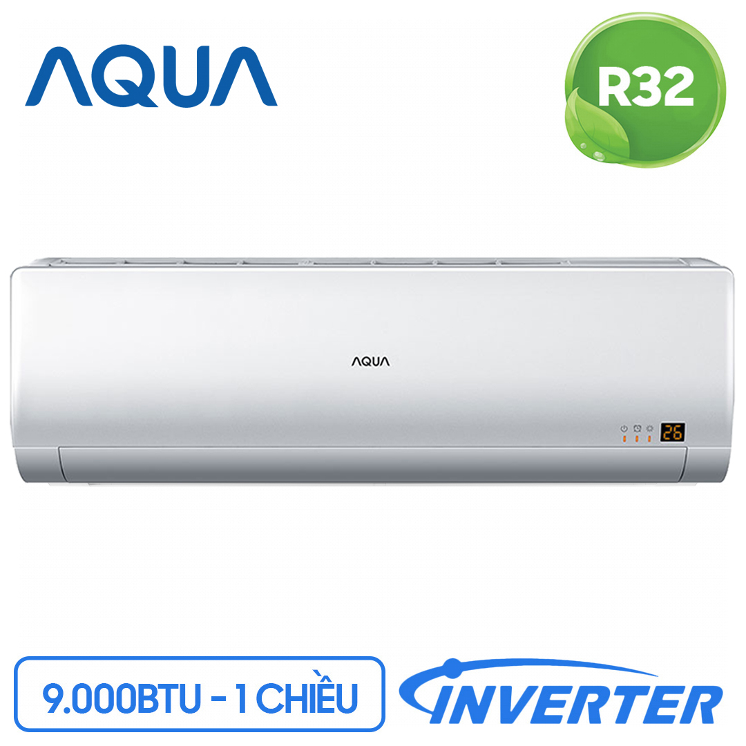 Điều hòa Aqua 1 chiều Inverter 9000 BTU AQA-KCRV10WNH