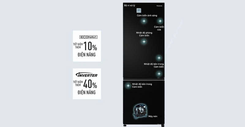 Tủ Lạnh Panasonic Inverter 300 Lít NR-BV331BPKV