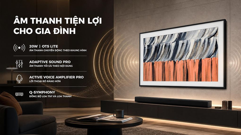 Âm thanh tivi QA55LS03HE