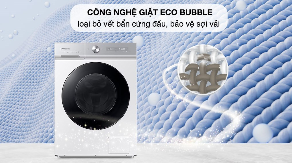 Công nghệ giặt Eco bubble WD12BB944DGHSV