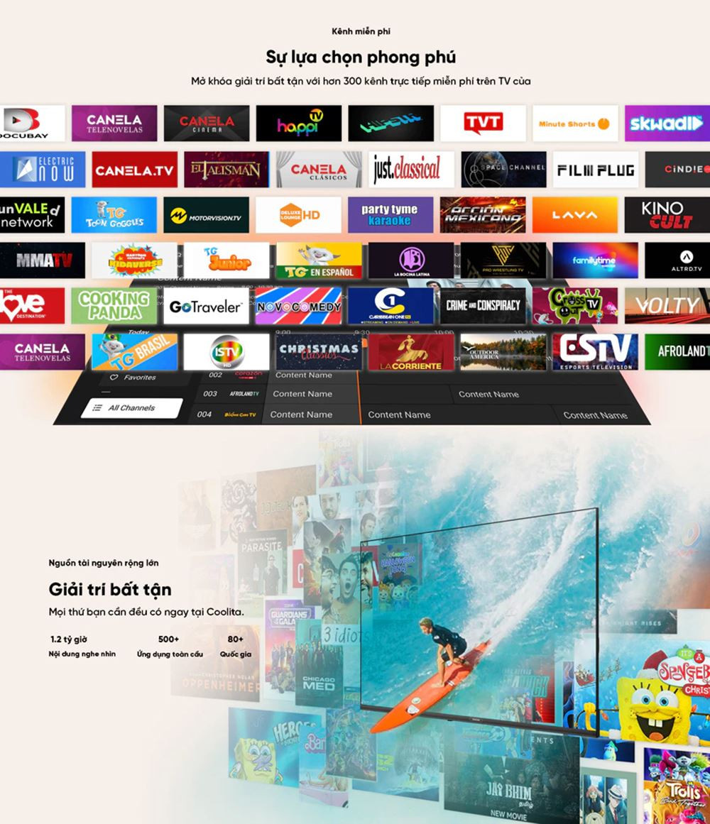 Hệ điều hành Coolita OS thân thiện, kho ứng dụng giải trí phong phú