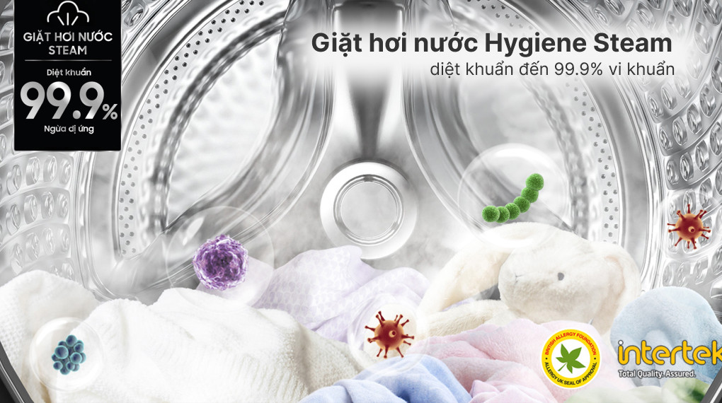 Công nghệ giặt hơi nước Hygiene Steam