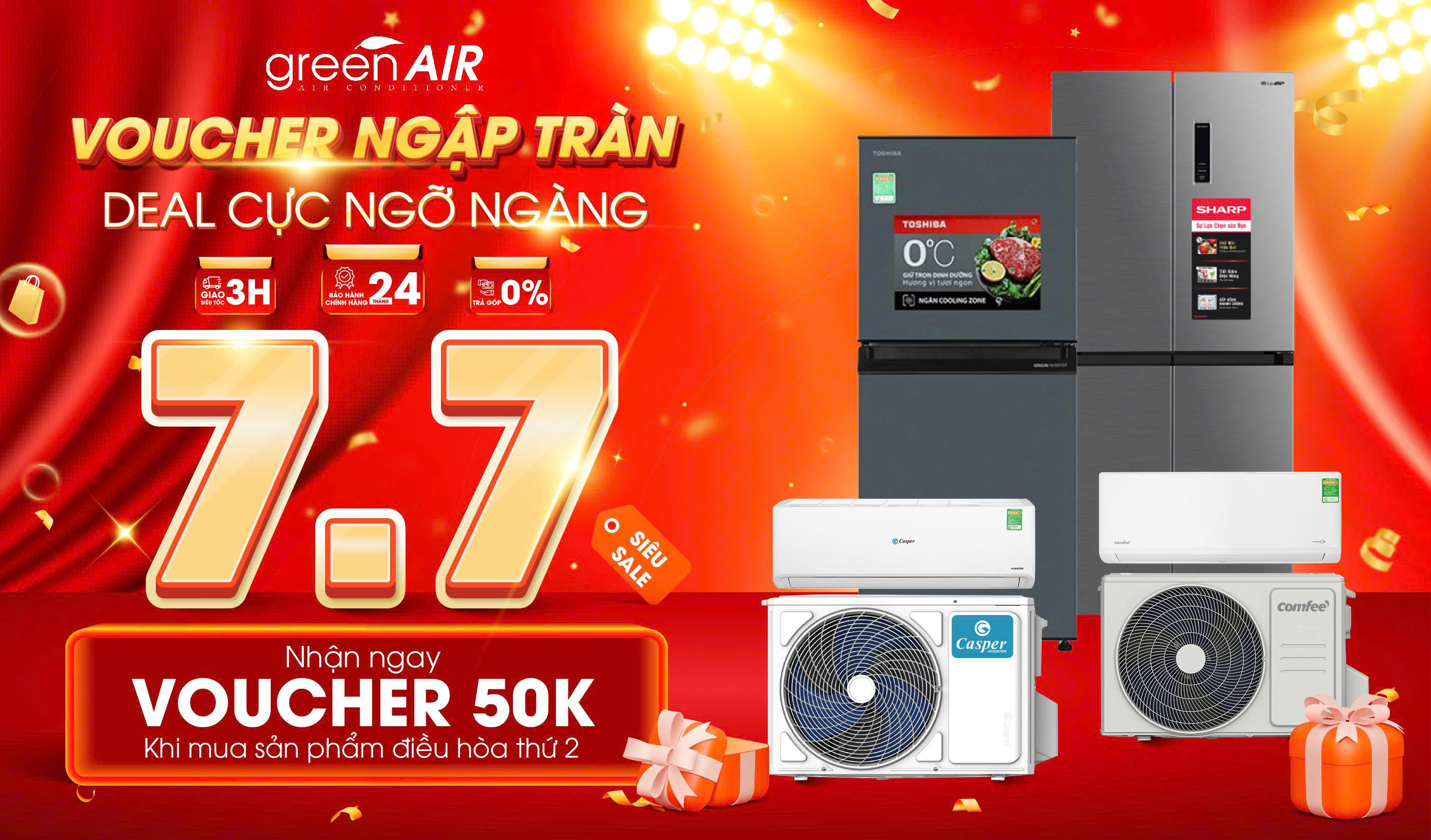 Green Air siêu sale tháng 7