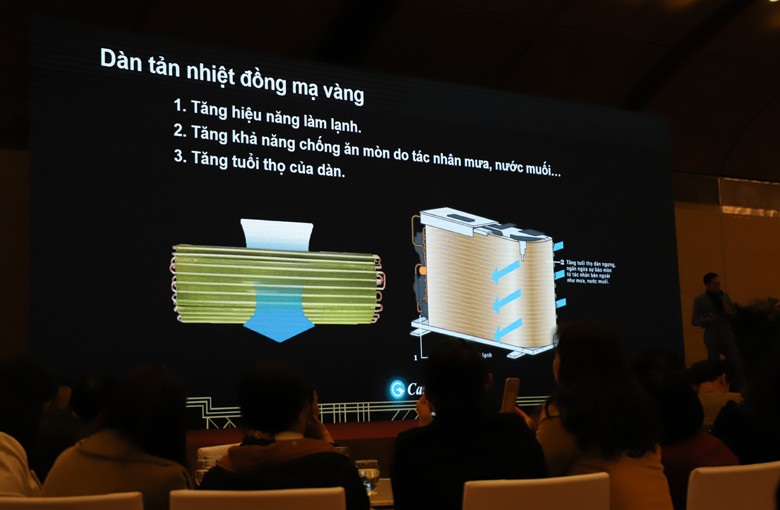 Dàn tản nhiệt mạ vàng