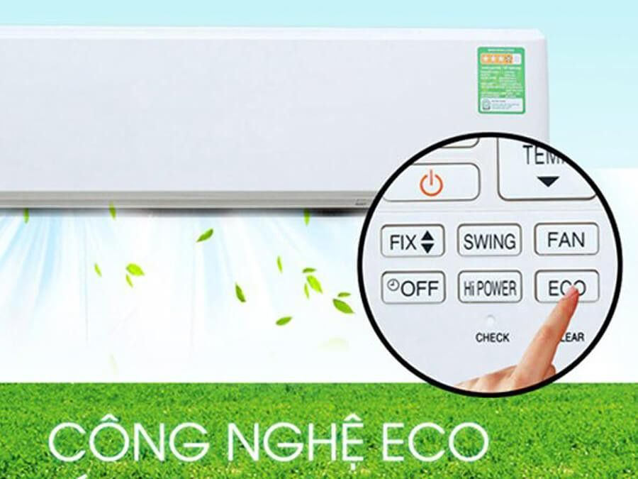 Sử dụng chế độ tiết kiệm điện Eco