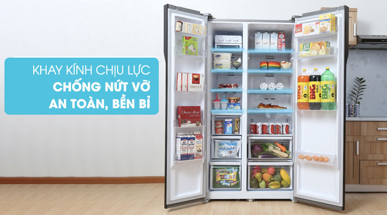 Khay kệ kính chịu lực