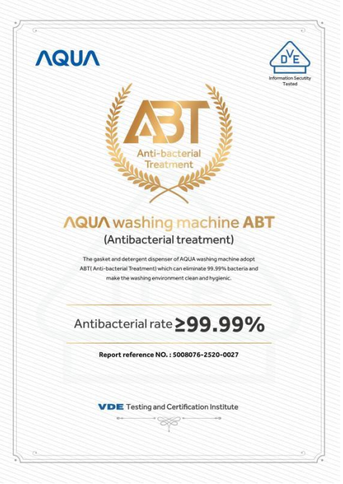 Giấy chứng nhận mâm giặt kháng khuẩn ABT