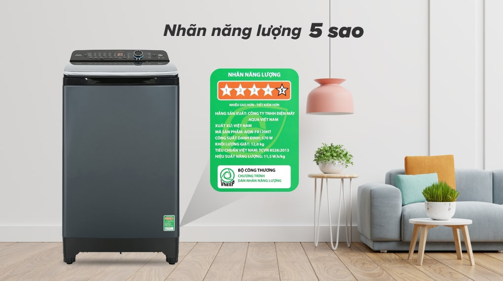 Chứng nhận nhãn năng lượng 5 sao
