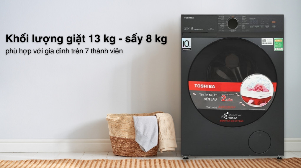 Khối lượng giặt 13kg