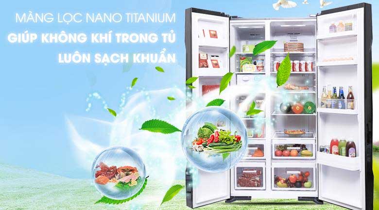 Tủ lạnh Hitachi Inverter 659 lít R-FS800PGV2 GBK