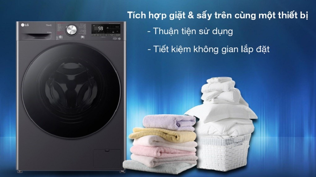 Tổng quan về máy giặt sấy LG FV1410D4M1