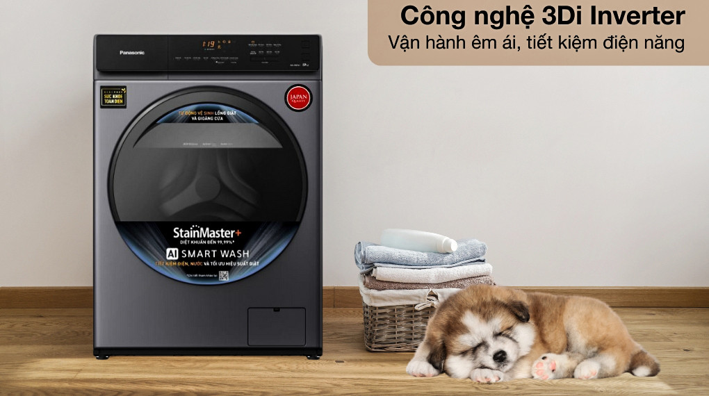 Công nghệ tiết kiệm điện máy giặt Panasonic