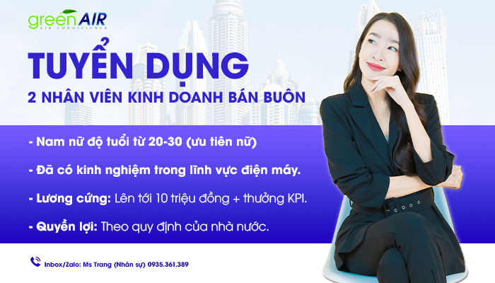 Green Air tuyển dụng
