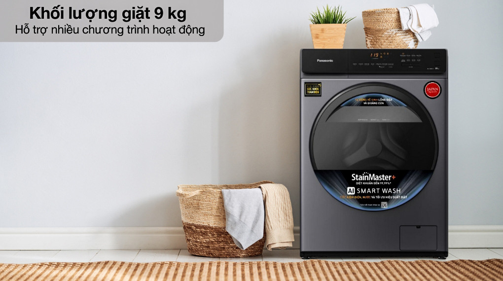 Khối lượng và chương trình giặt