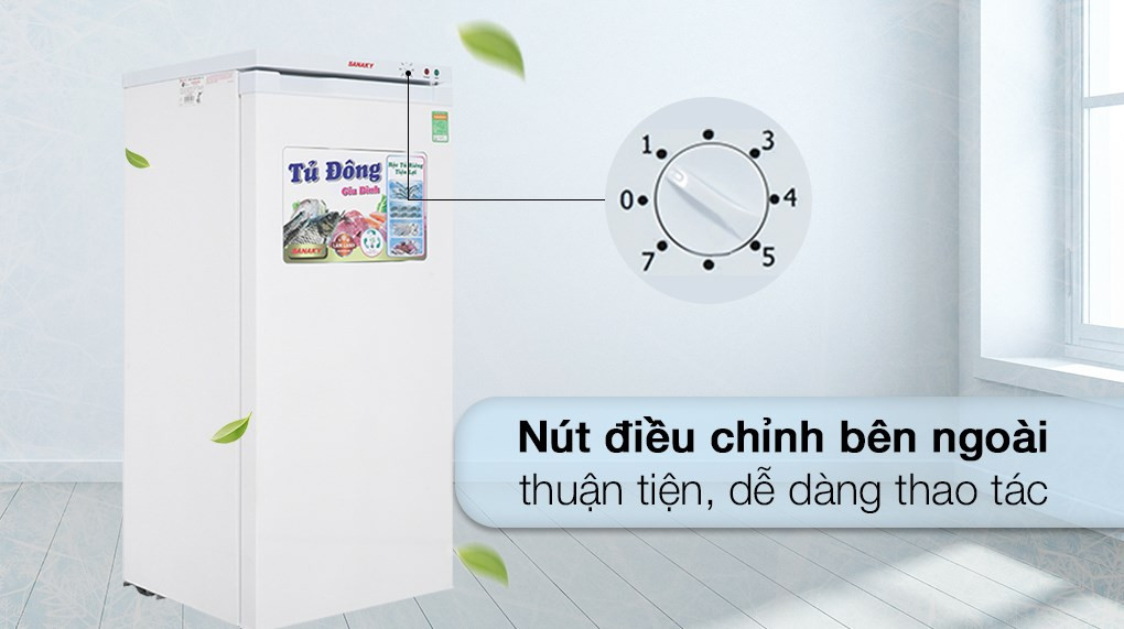 Tủ đông Sanaky 150 lít TDVH180VD Tiện ích