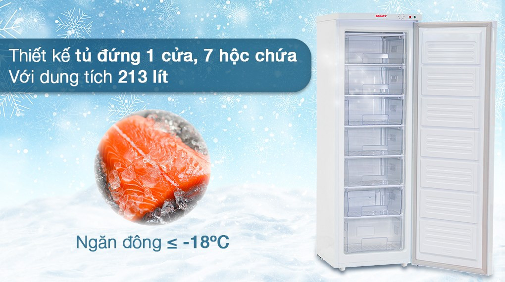 Tủ đông Sanaky TD VH230VD 