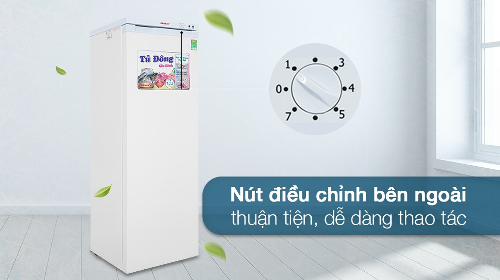 Tủ đông Sanaky TD VH230VD tiện ích