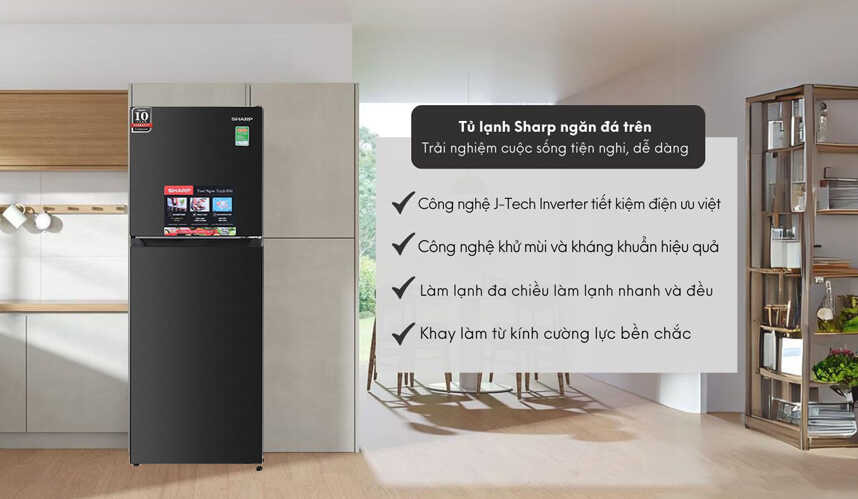 Tủ lạnh Sharp Inverter 262 lít SJ-X270V-DG-công nghệ