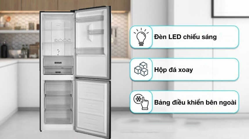 Tủ lạnh Sharp Inverter 357 lít SJ-BF330V-DG-tiện ích