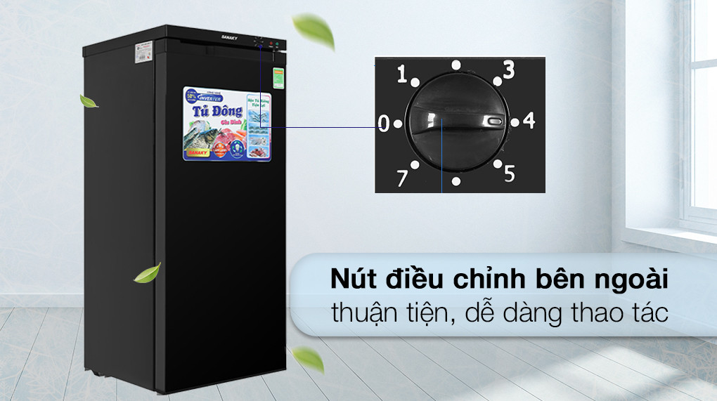 Tủ đông Sanaky Inverter 150 lít TD VH180VD Tiện ích