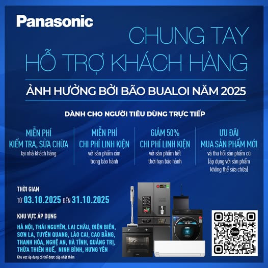 Hãng Panasonic hỗ trợ khách hàng