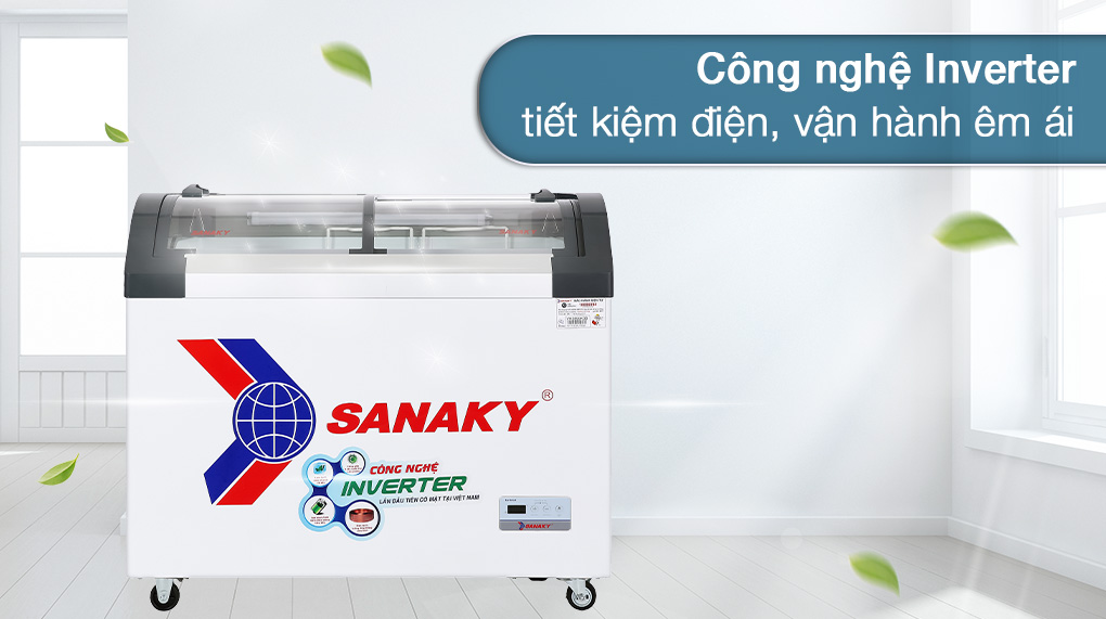 Tủ đông Sanaky Inverter 280 lít VH 3899K3B tiết kiệm điện