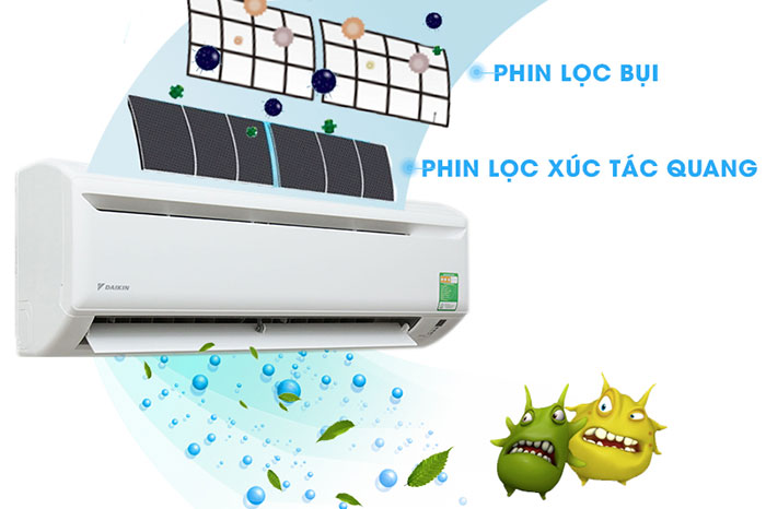 Điều Hòa Treo Tường Daikin 1 Chiều Inverter 17.700 BTU (FTKS50GVMV) chất lượng tốt