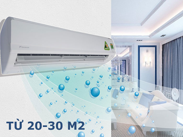 Điều Hòa Treo Tường Daikin 1 Chiều Inverter 17.700 BTU (FTKS50GVMV) chính hãng