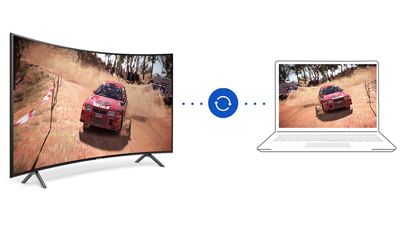 Smart Tivi 4K Samsung UHD 55 inch NU7300 UA55NU7300KXXV (Màn hình cong)