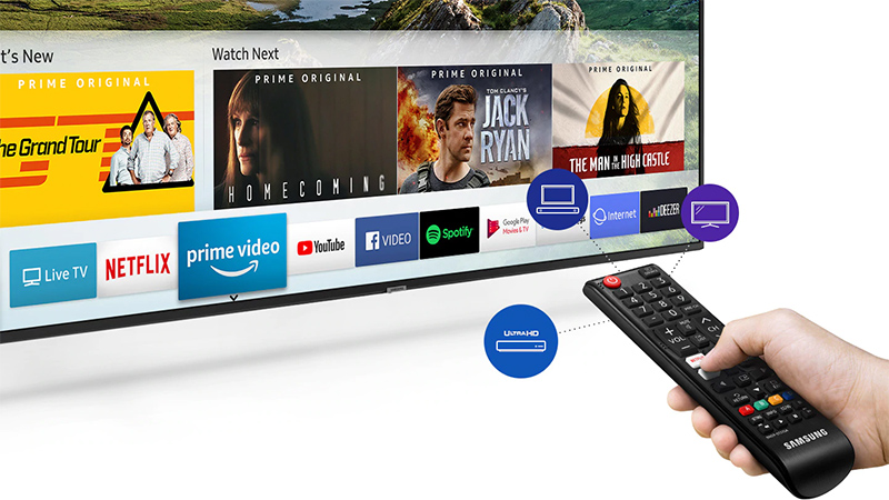Smart Tivi 4K Samsung 55 inch RU7100 (UA55RU7100KXXV)