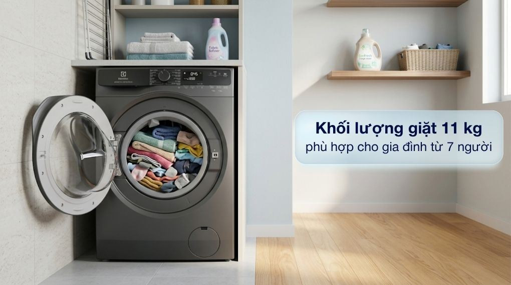 EWF1143P5SC-Khối lượng giặt