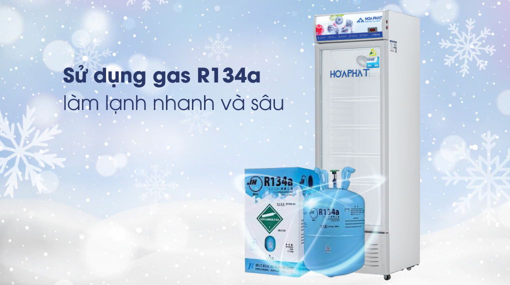  Tủ mát Hoà Phát 280 lít HSR D6280 Làm lạnh 
