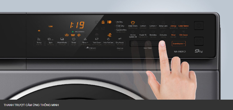 Bảng điều khiển máy giặt sấy Panasonic