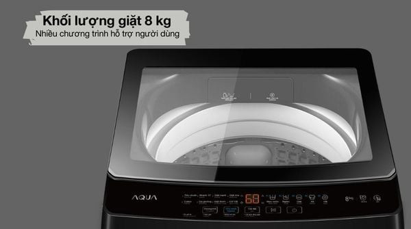 Khối lượng giặt máy giặt Aqua