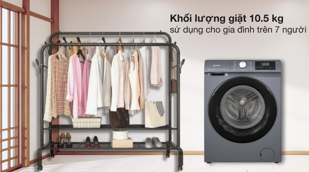 Khối lượng giặt WF105N1
