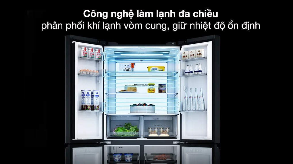 AQR-M727XA(GS)U1-Công nghệ làm lạnh đa chiều