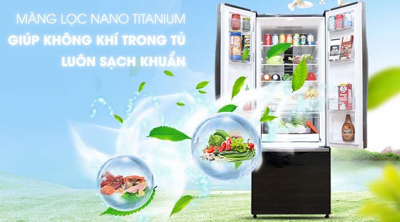 Tủ lạnh Hitachi Inverter 405 lít R-WB475PGV2 GBK