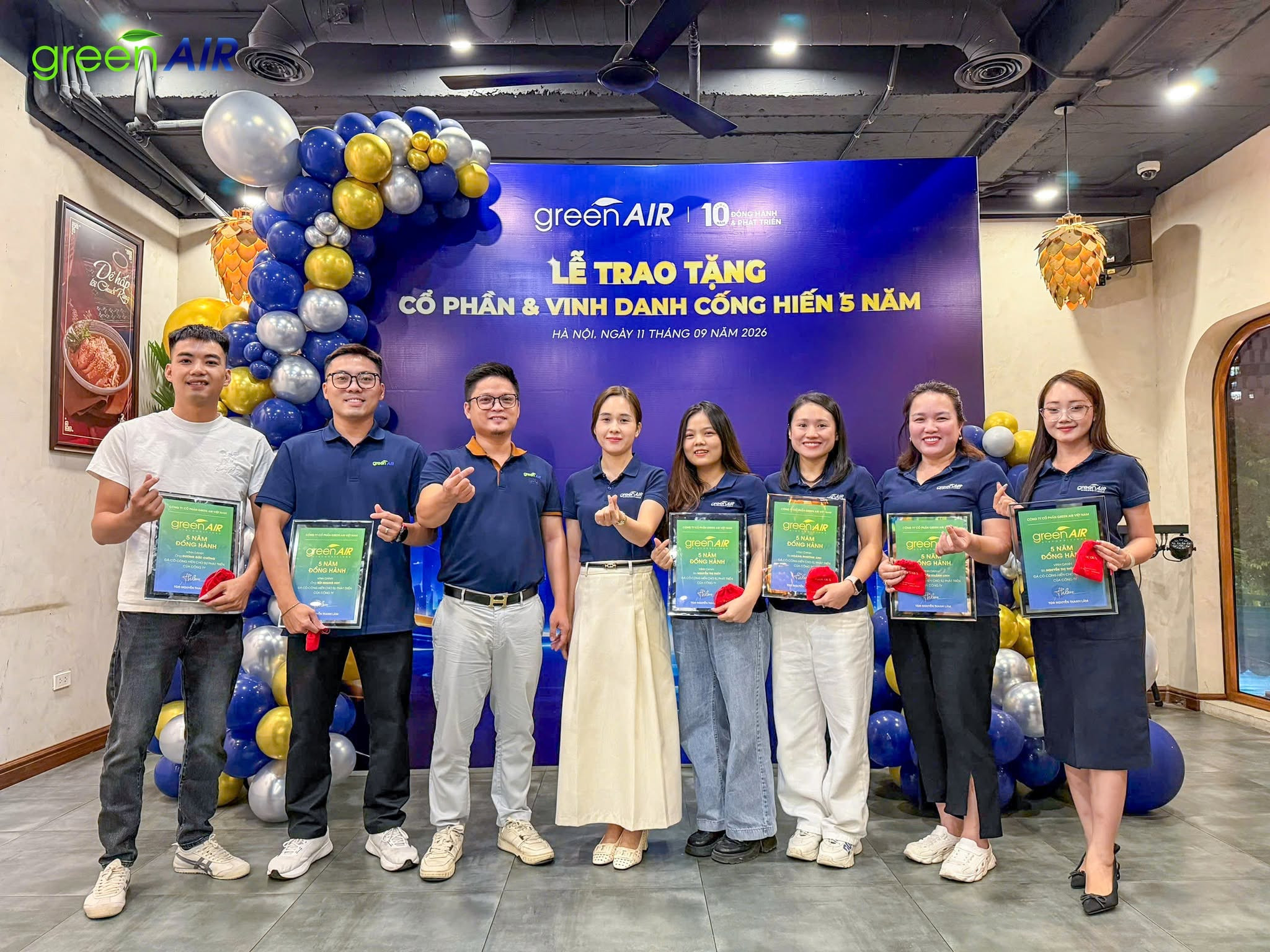 Lễ Kỷ niệm 10 năm Đồng hành & Phát triển - Lễ Trao tặng Cổ phần & Vinh danh cống hiến 5 năm