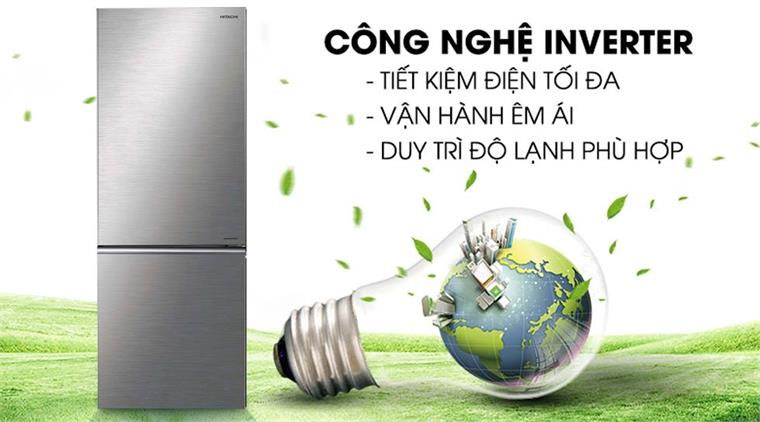 Tủ lạnh Hitachi Inverter 275 lít R-B330PGV8 BSL