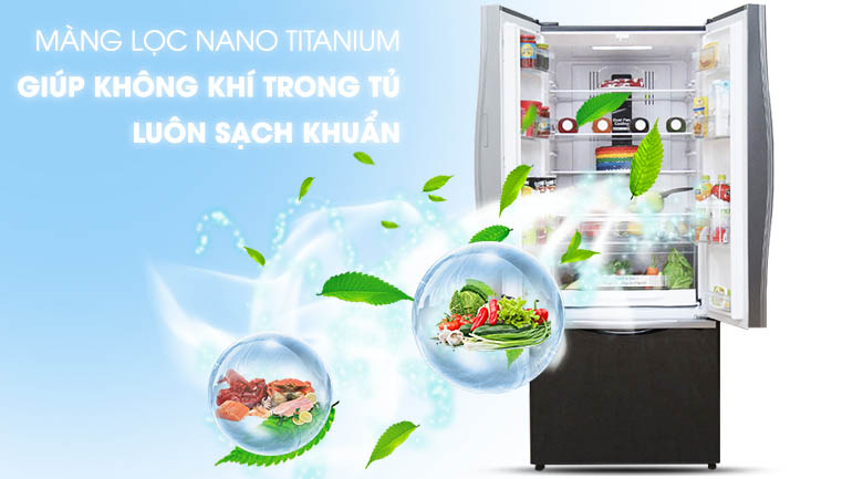 Tủ lạnh Hitachi Inverter 455 lít R-WB545PGV2 GBK