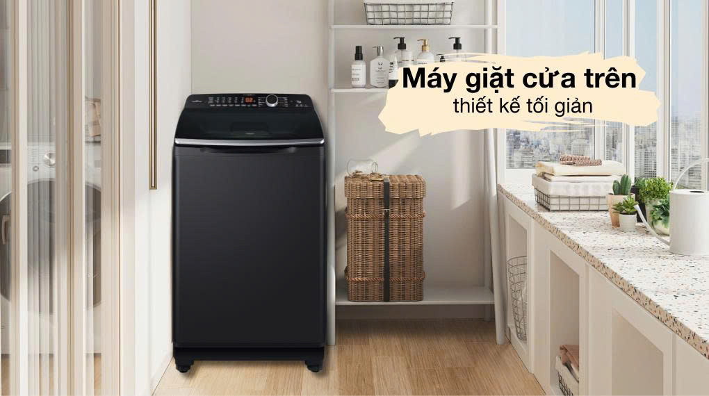 Máy giặt Aqua 11kg AQW-FR110JT.BK-thiết kế