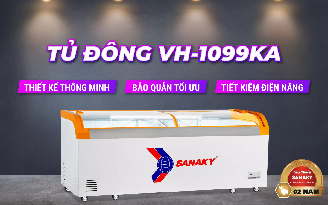 Tủ đông Sanaky 750L VH-1099KA