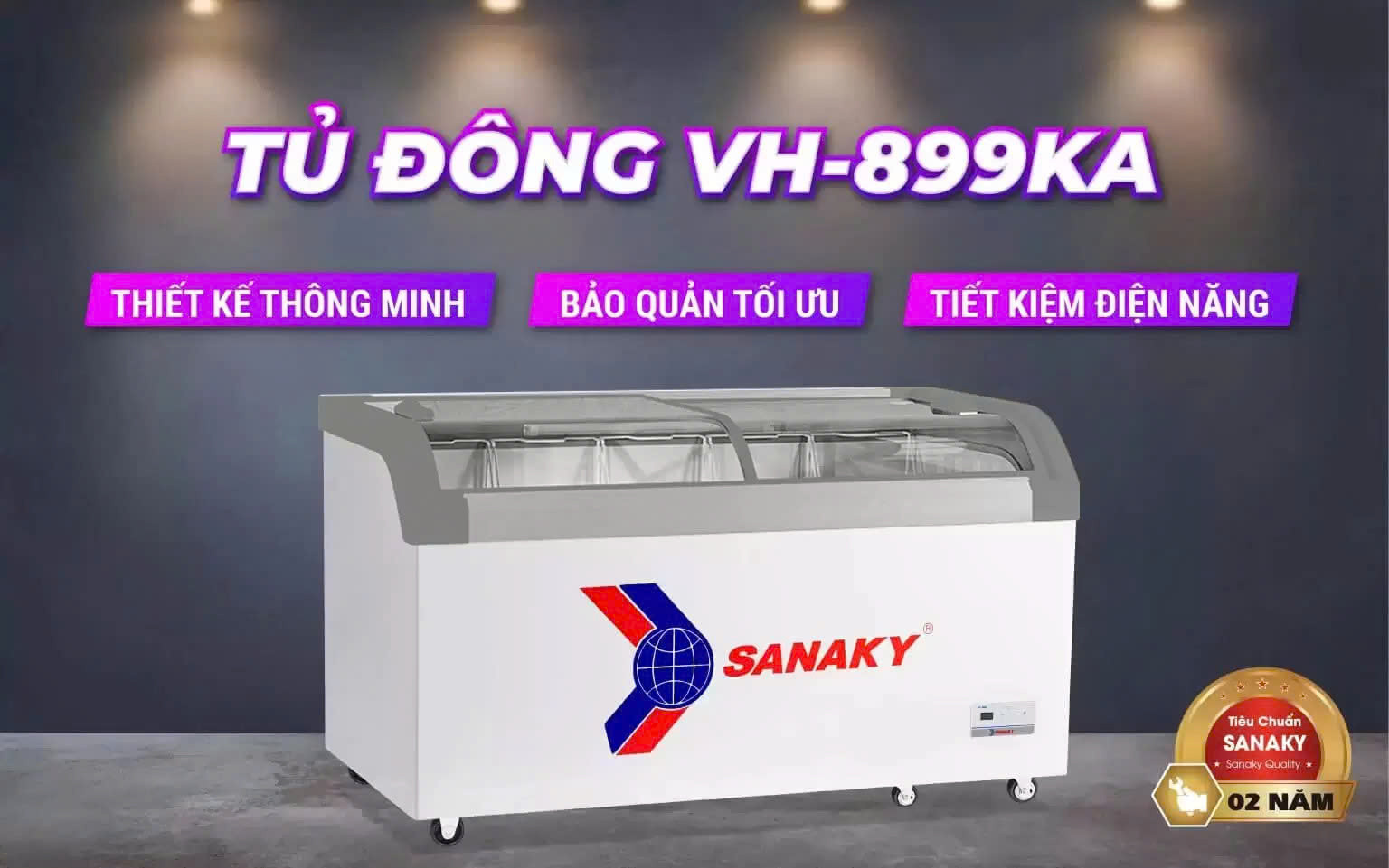 Tủ Đông Sanaky VH-899KA 500 lít