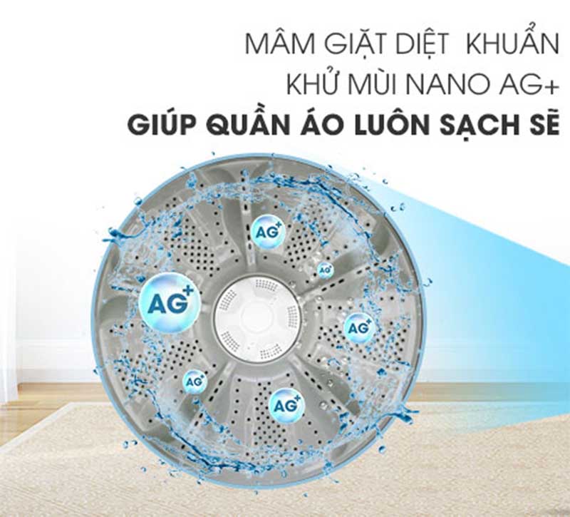 Máy giặt Aqua 10Kg (AQW-FR100ET.H) lồng đứng