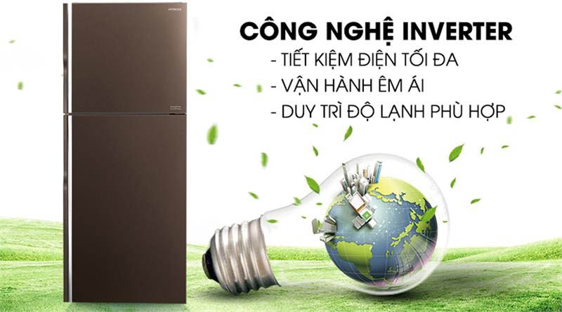 Tủ lạnh Hitachi Inverter 366 lít R-FG480PGV8 GBW