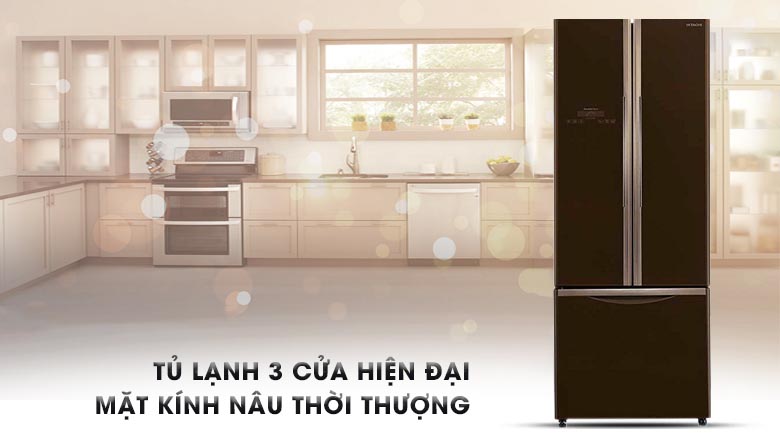 Tủ lạnh Hitachi Inverter 405 lít FWB475PGV2 GBW