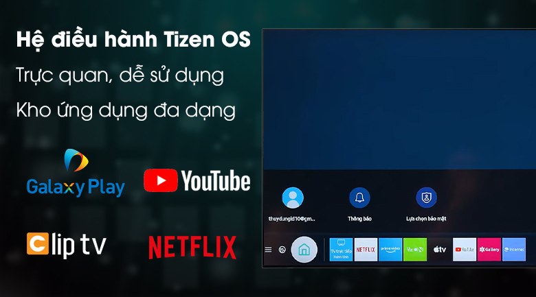 Smart Tivi Samsung 4K 55 inch UA55AU7200